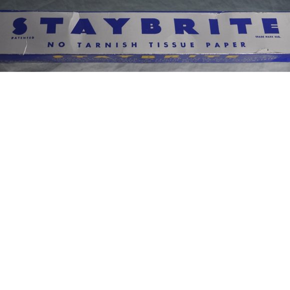 vintage 1949 no tarnish tissue paper for silver unused agency paper co staybrite - Picture 3 of 6